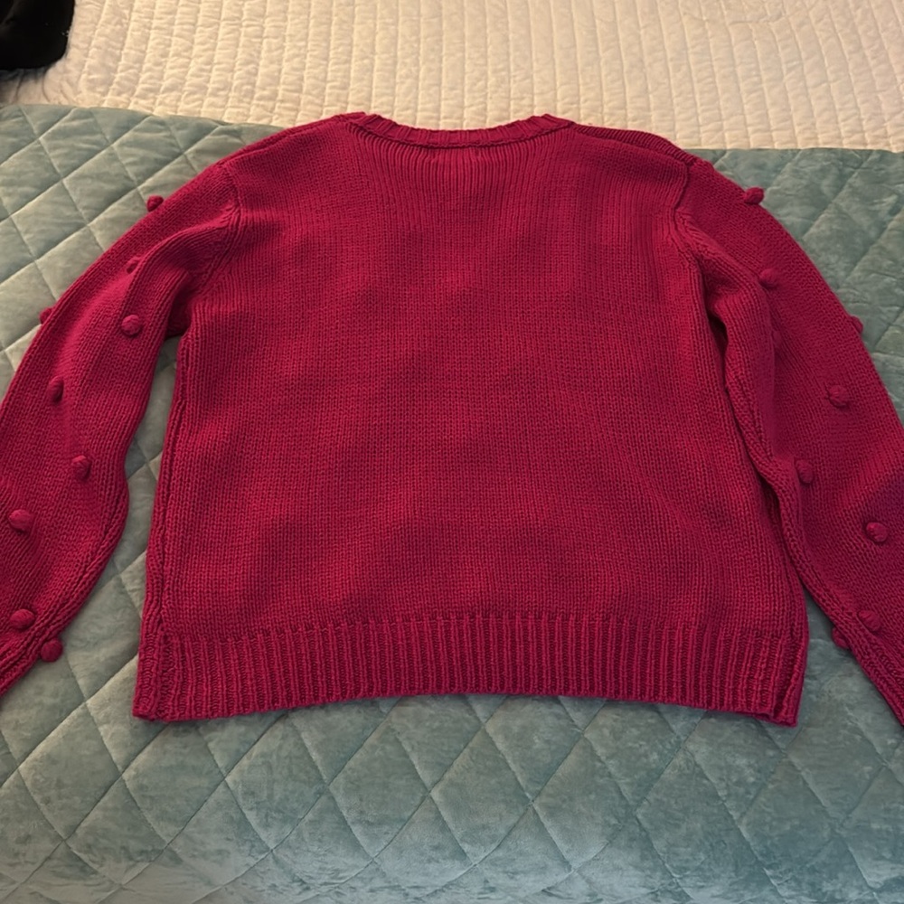 Pink Pom Pom Sweater NWOT - Picture 4 of 5